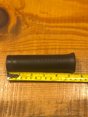 Chuck Myles NOS Black Pair Indian Motorcycle 1" Handlebar Hand Grips