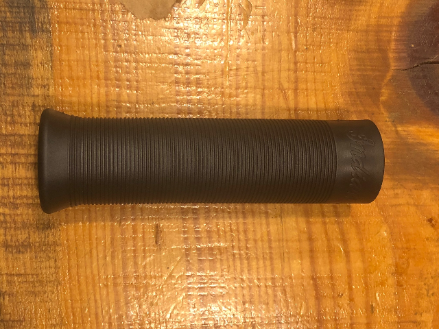 Chuck Myles NOS Black Pair Indian Motorcycle 1" Handlebar Hand Grips