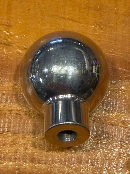 Vintage Indian Chief 74 Motorcycle Shift Knob Red Chrome Chuck Myles Collection
