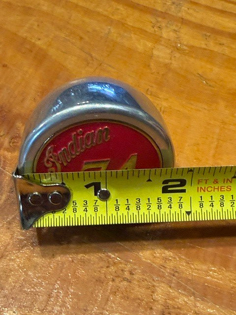Vintage Indian Chief 74 Motorcycle Shift Knob Red Chrome Chuck Myles Collection