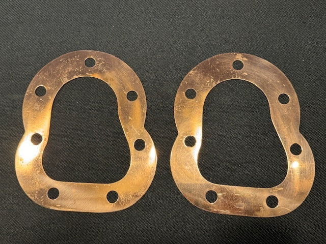 NOS Pair Copper Engine Head Gaskets 7 Hole Indian Scout .026