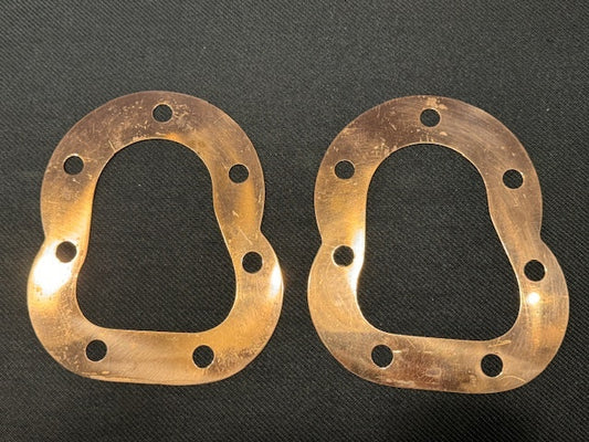 NOS Pair Copper Engine Head Gaskets 7 Hole Indian Scout .026