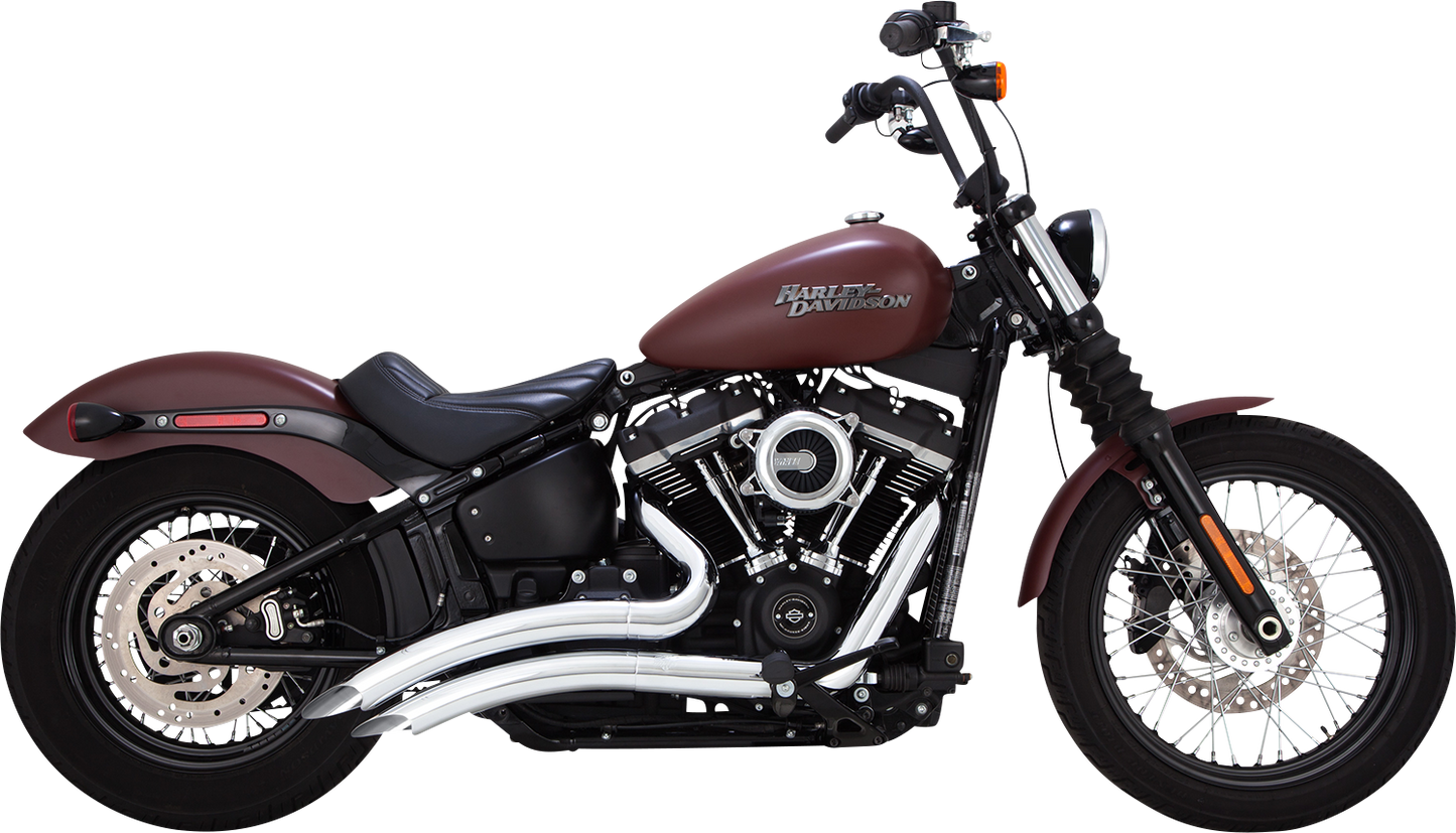 Vance & Hines Chrome Big Radius Full Exhaust System 2018-24 Harley Softail 26377