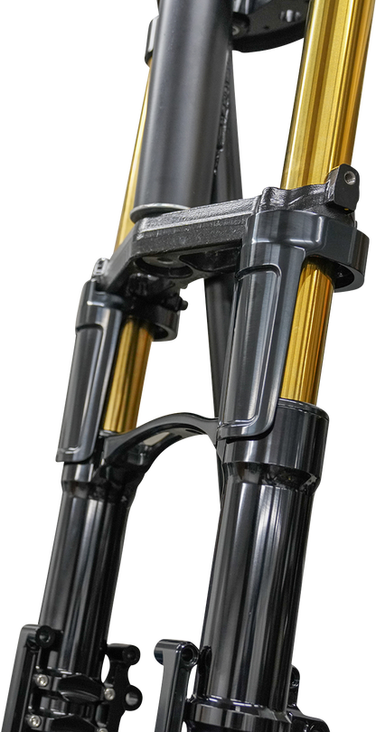 Arlen Ness 49mm Gold Front Fork Tubes fits 2017-2025 Harley M8 Touring Models