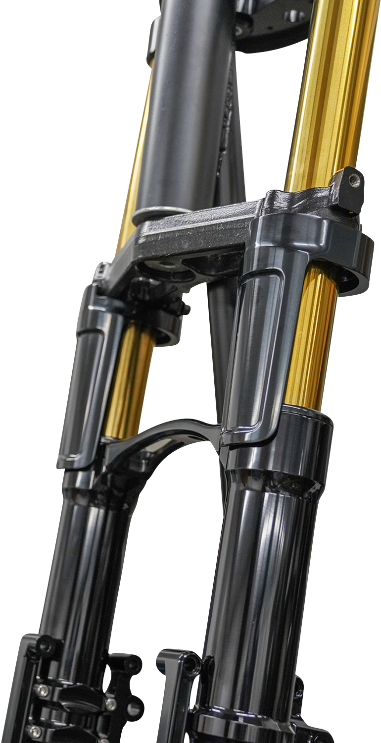 Arlen Ness Gold 49mm 2" Extended Front Fork Tubes for 2017-2025 Harley Touring