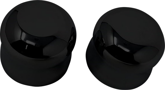 Covingtons Black Front Axle Cap for 2002-2023 Harley Touring Softail V-Rod CVO