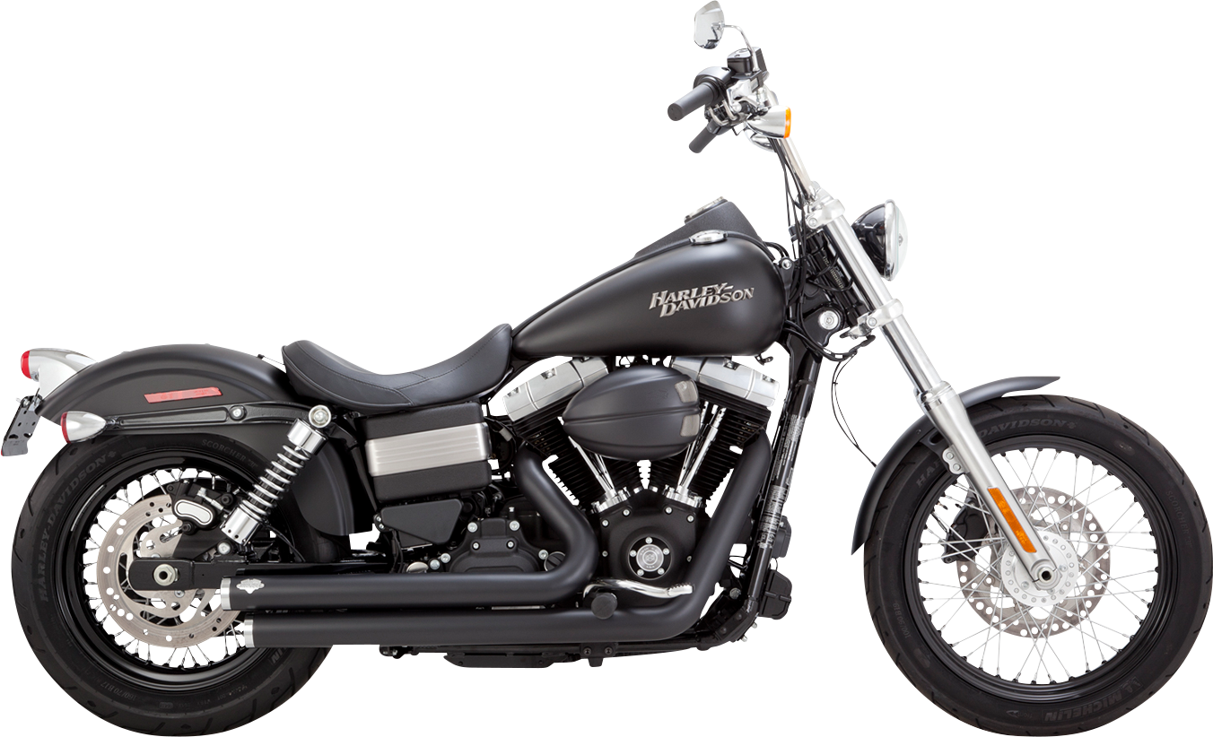 Vance & Hines Big Shots Staggered Exhaust System 2010-2017 Harley Dyna FXD 47338
