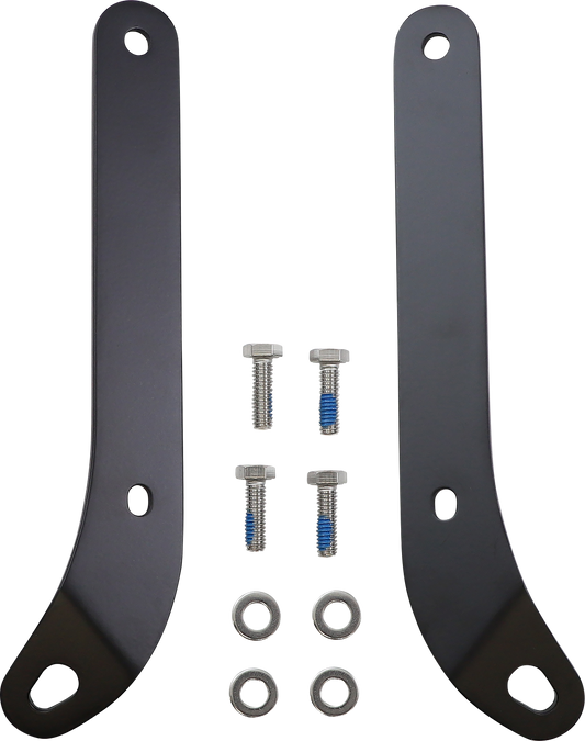 Ciro Black Motorcycle Tie Down Brackets for 2015-2024 Harley Road Glide FLTRX