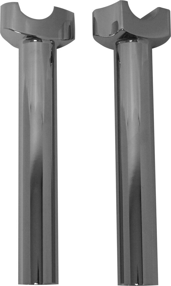 Harddrive 1" Chrome 8-1/2" Handlebar Straight Motorcycle Risers fits Harley