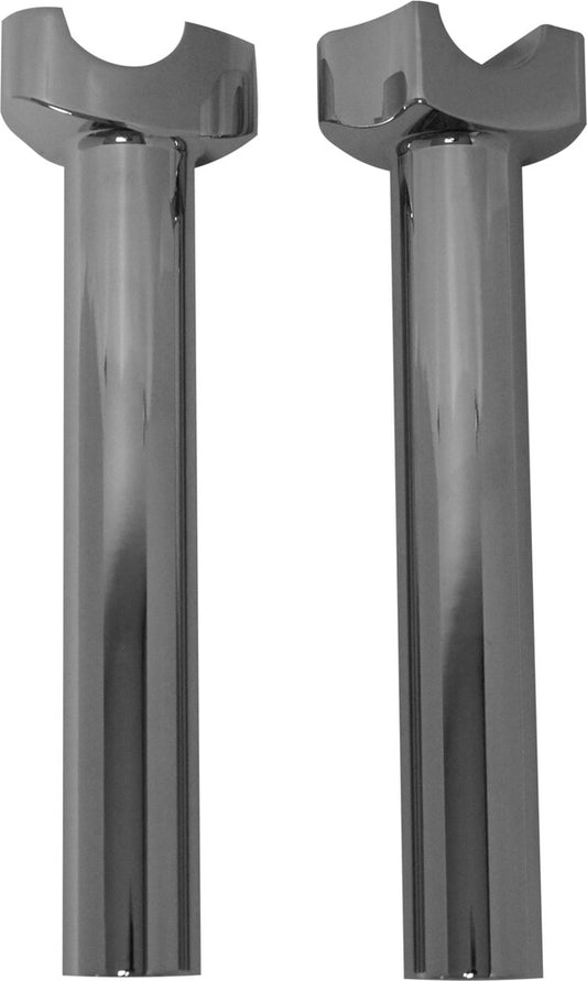 Harddrive 1" Chrome 8-1/2" Handlebar Straight Motorcycle Risers fits Harley