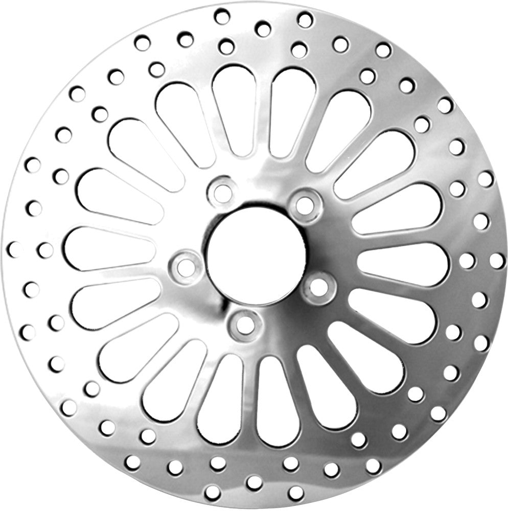 Harddrive Spoker Polished 11.5" Front Brake Rotor 84-07 Harley Touring FLHX FLHR