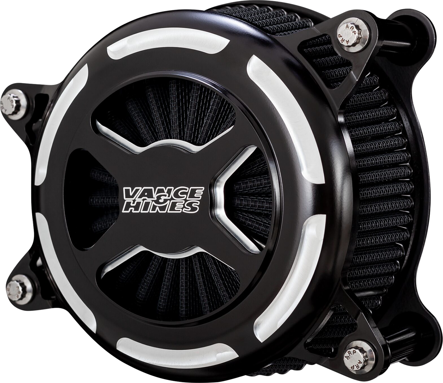 Vance & Hines VO2 X-Style Black Air Filter Cleaner for 2017-2024 Harley Touring