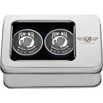 Figurati Designs POW-MIA Swingarm Covers for 1980-2025 Harley Davidson