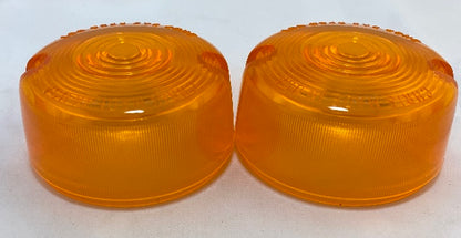 Chris Products Pair Amber OEM Replacement Turn Signal Lens 1986-2001 Harley Dyna