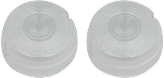 Chris Products Pair Clear Turn Signal Lens fits 1986-2001 Harley Softail Dyna