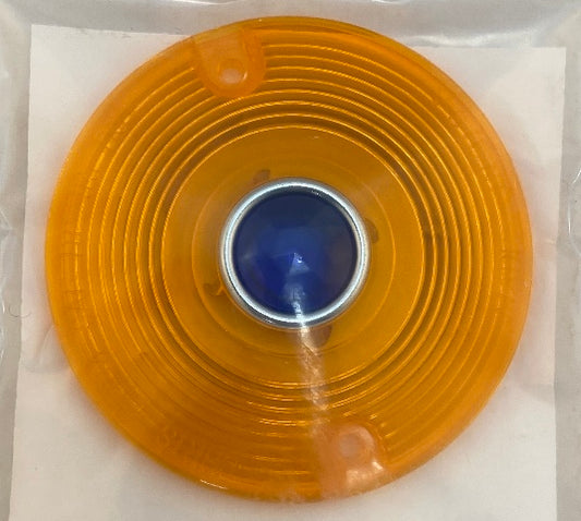 Chris Products Amber & Blue One Turn Signal Lens fits 99-20 Harley FLT FLHT FXRT