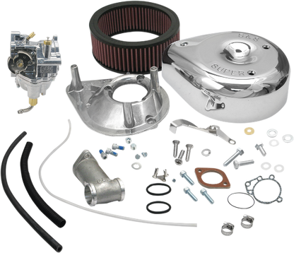 S&S Super E 1 7/8" Carburetor Manifold Kit for 55-65 Harley Panhead FL FLH EL