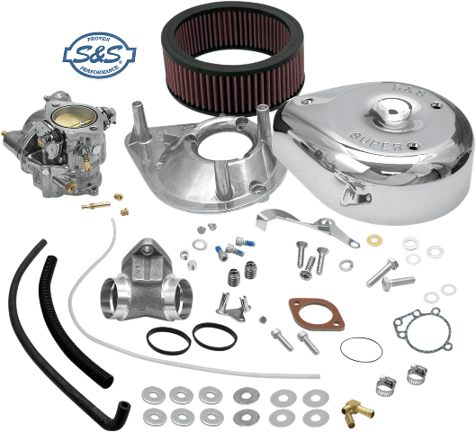 S&S Super E Carburetor Manifold Kit for 86-90 Harley Davidson Sportster 883 1200
