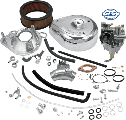 S&S Super G Carburetor Manifold Kit for 92-00 Harley Dyna Touring Softail FXR