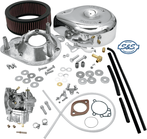 S&S Super E Carburetor Kit 84-92 Harley Davidson Dyna Touring Softail FXR FLHTC