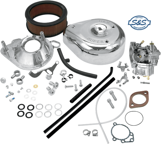 S&S Super E Carburetor Carb Kit 92-00 Harley Davidson Dyna Touring Softail FXR