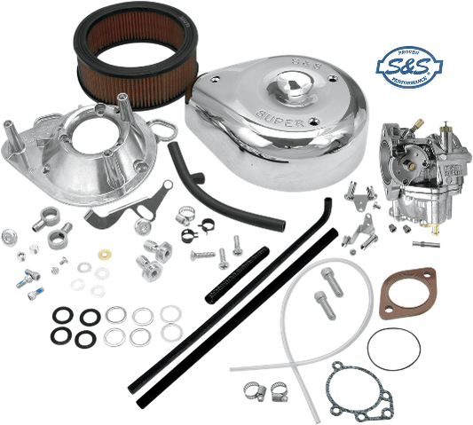 S&S Super E Carburetor Carb Kit 92-00 Harley Davidson Dyna Touring Softail FXR