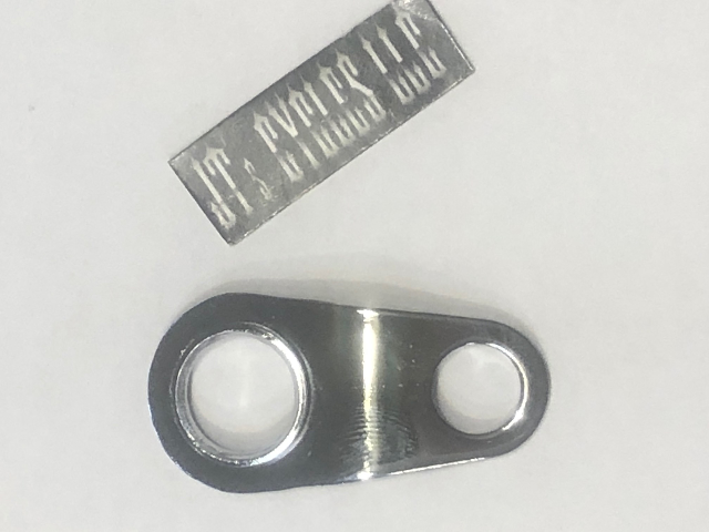 Drag Specialties Universal Motorcycle Single Cable Guide Hose Tie Down Bracket