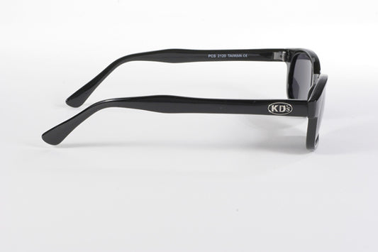 KD's 12 Pairs Dark Gray Lens Old School Biker Sunglasses
