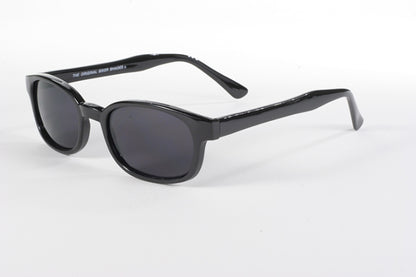 KD's 12 Pairs Dark Gray Lens Old School Biker Sunglasses