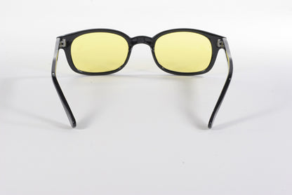 KD's 1 Pair Yellow Lens Old School Biker Motorcycle Sunglasses 100% UV