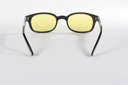 KD's 1 Pair Yellow Lens Old School Biker Motorcycle Sunglasses 100% UV