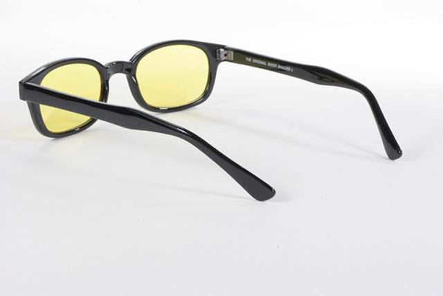 KD's 1 Pair Yellow Lens Old School Biker Motorcycle Sunglasses 100% UV