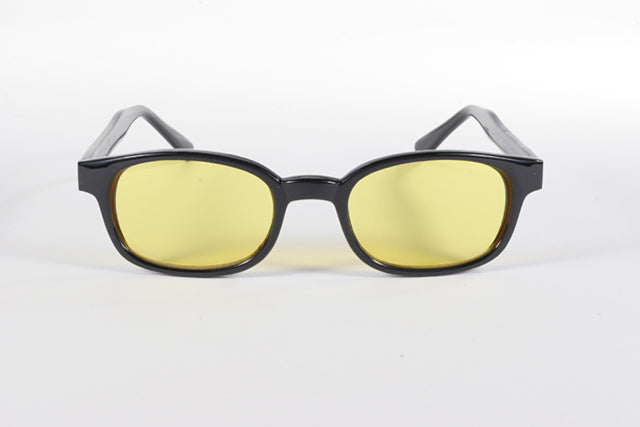 KD's 1 Pair Yellow Lens Old School Biker Motorcycle Sunglasses 100% UV