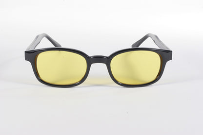 KD's 1 Pair Yellow Lens Old School Biker Motorcycle Sunglasses 100% UV