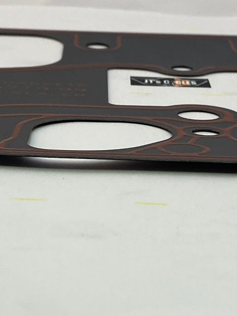 James Pair Rubber Steel Rocker Box Gaskets fits 1999-2017 Harley DYNA Touring