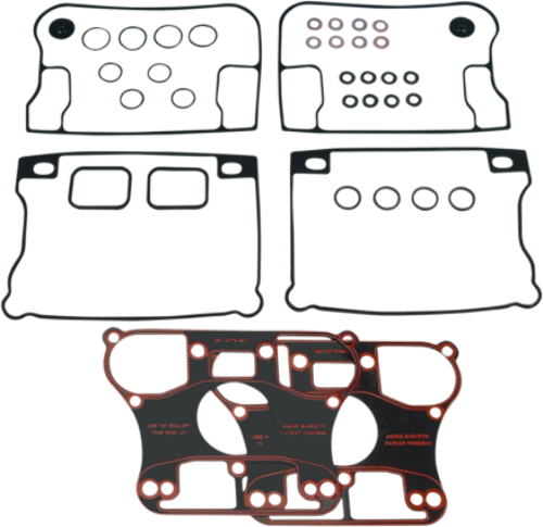 James Gasket Rubber Rocker Box Gasket Kit 92-00 Harley DYNA Softail Touring FLHT