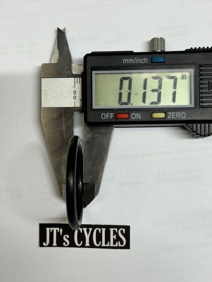 James Gasket Single Front Fork Slider Tube O-Ring for 1977-2013 Harley