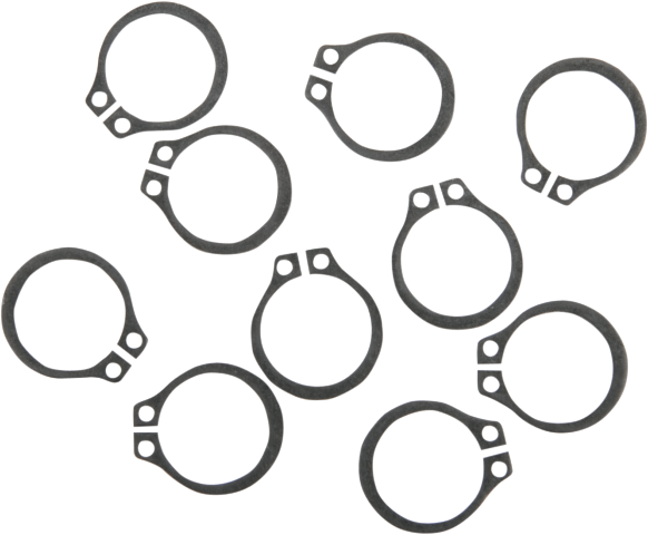 Eastern 10 Pack Oil Pump Retainer Snap Rings fits 1954-2005 Harley Dyna Touring