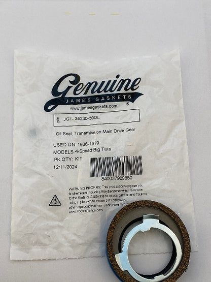 James Gasket 4 Speed Main Drive Gear Seal Kit for 1936-79 Harley Touring FLH FXE