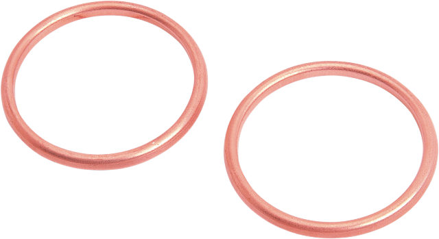 Drag Specialties Pair Copper Exhaust Gaskets 66-84 Harley Touring FXR FXEF FXDG