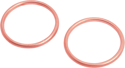 Drag Specialties Pair Copper Exhaust Gaskets 66-84 Harley Touring FXR FXEF FXDG