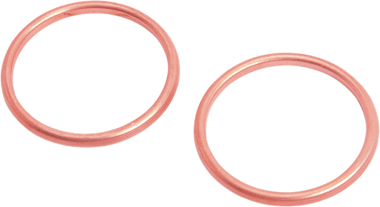 Drag Specialties Pair Copper Exhaust Gaskets 66-84 Harley Touring FXR FXEF FXDG