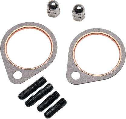 James Gasket Exhaust Stud Nut Fire Ring Gasket Kit fits 1966-1984 Harley Touring