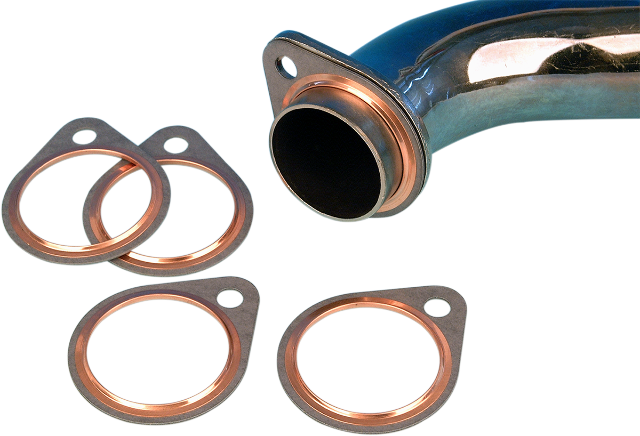 James Gasket Copper Fiber 10 Pack Exhaust Gaskets 66-84 Harley Touring FL FXR