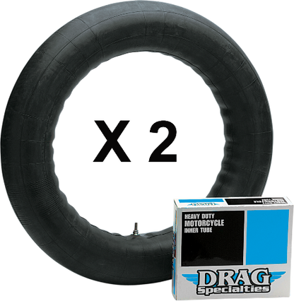 Drag Specialties 2 Heavy Duty 130/90 SMV 16" Motorcycle Tire Tube for Harley