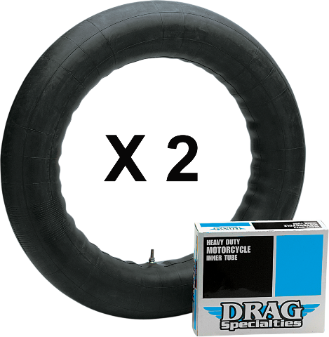 Drag Specialties 2 Heavy Duty 130/90 SMV 16" Motorcycle Tire Tube for Harley