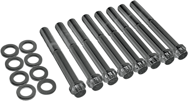 Colony 12 Point Chrome Head Bolt Kit for 1973-85 Harley Davidson Sportster XLCH