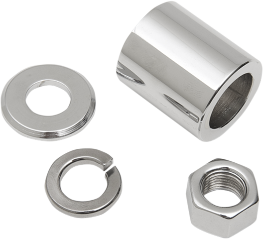 Colony Chrome Front Axle Spacer Kit for 84-99 Harley Touring Softail FLHT FXST