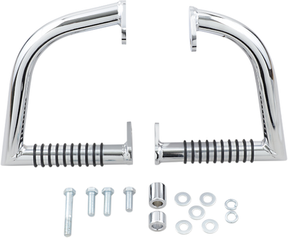 Lindby Chrome Rear Motorcycle Freeway Highway Bar 1996-2017 Harley Softail FXST