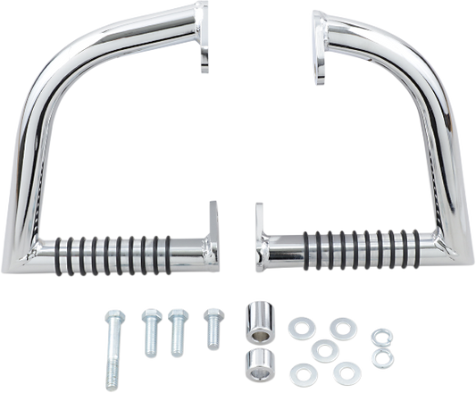Lindby Chrome Rear Motorcycle Freeway Highway Bar 1996-2017 Harley Softail FXST